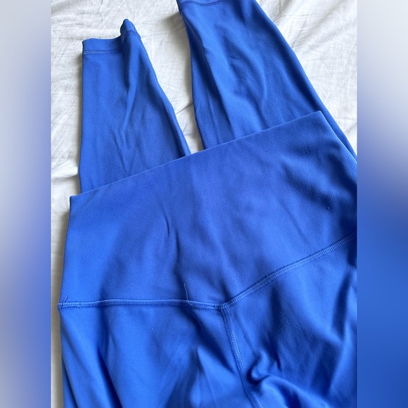Lululemon high waist yoga Pilates periwinkle blue size 4 ankle leggings - Picture 4 of 8